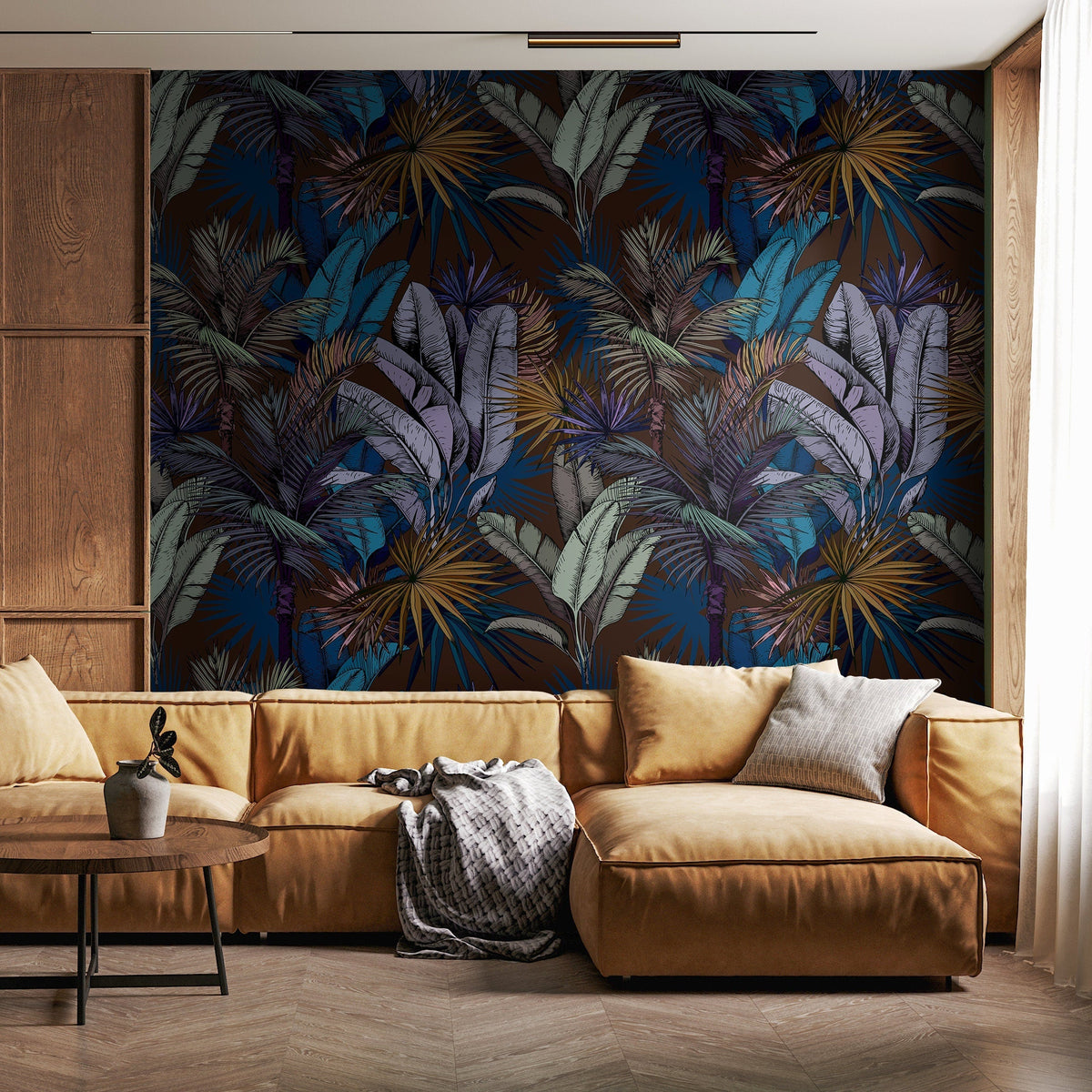 Purple Tropical Wallpaper