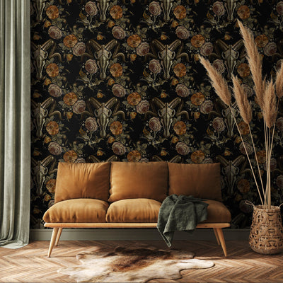 Peel And Stick Wallpaper Skulls