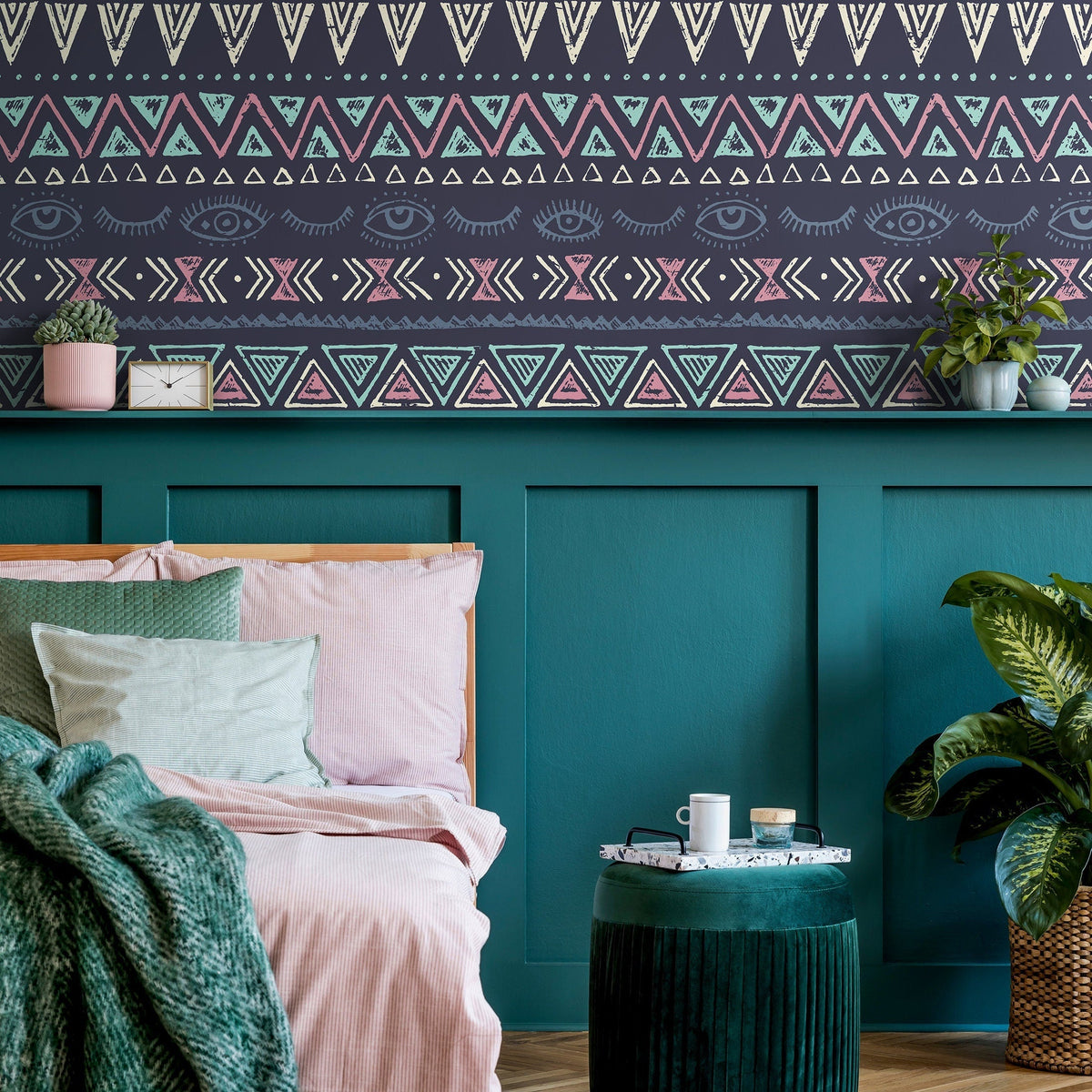 Purple Boho Wallpaper