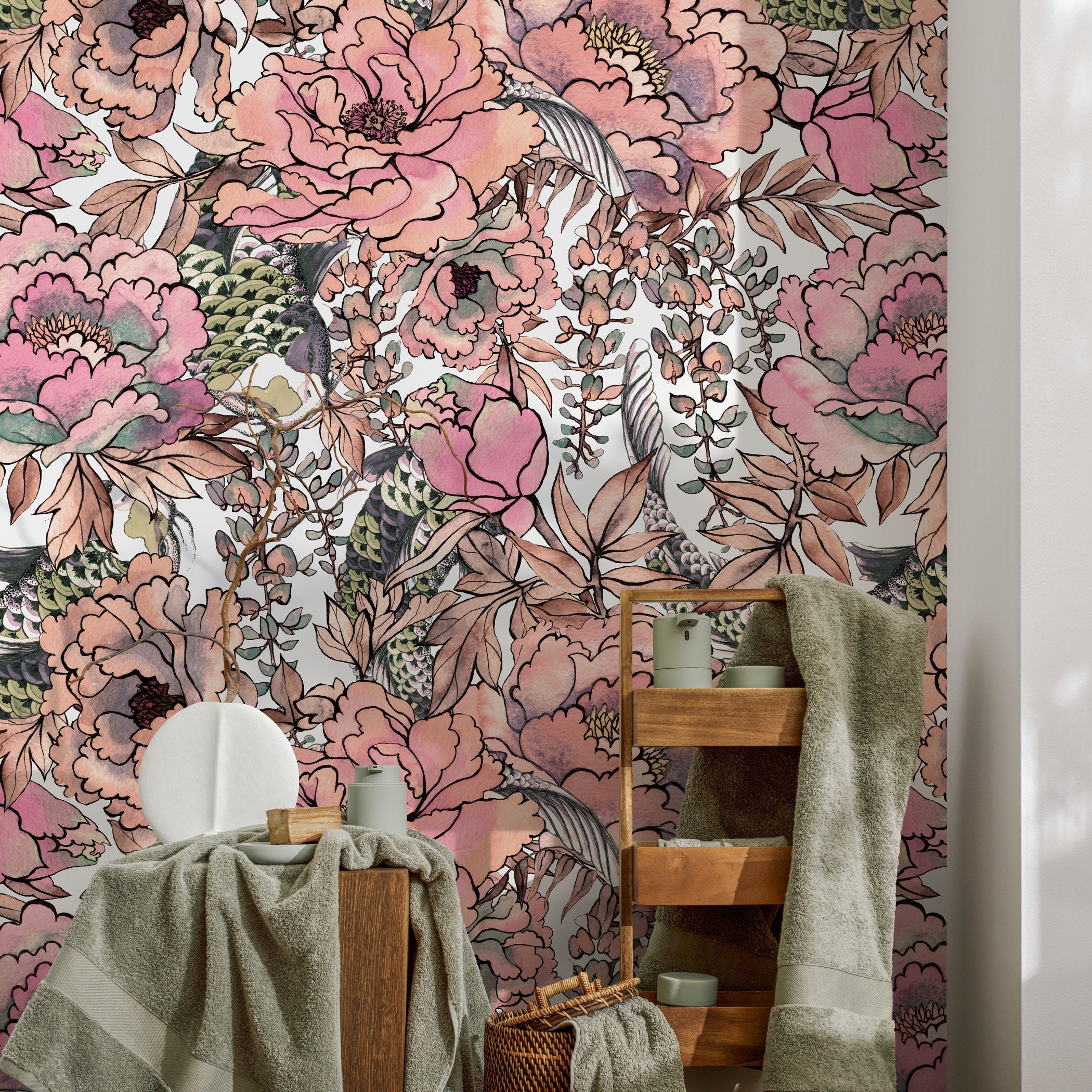 Fish Wallpaper For Bathroom
