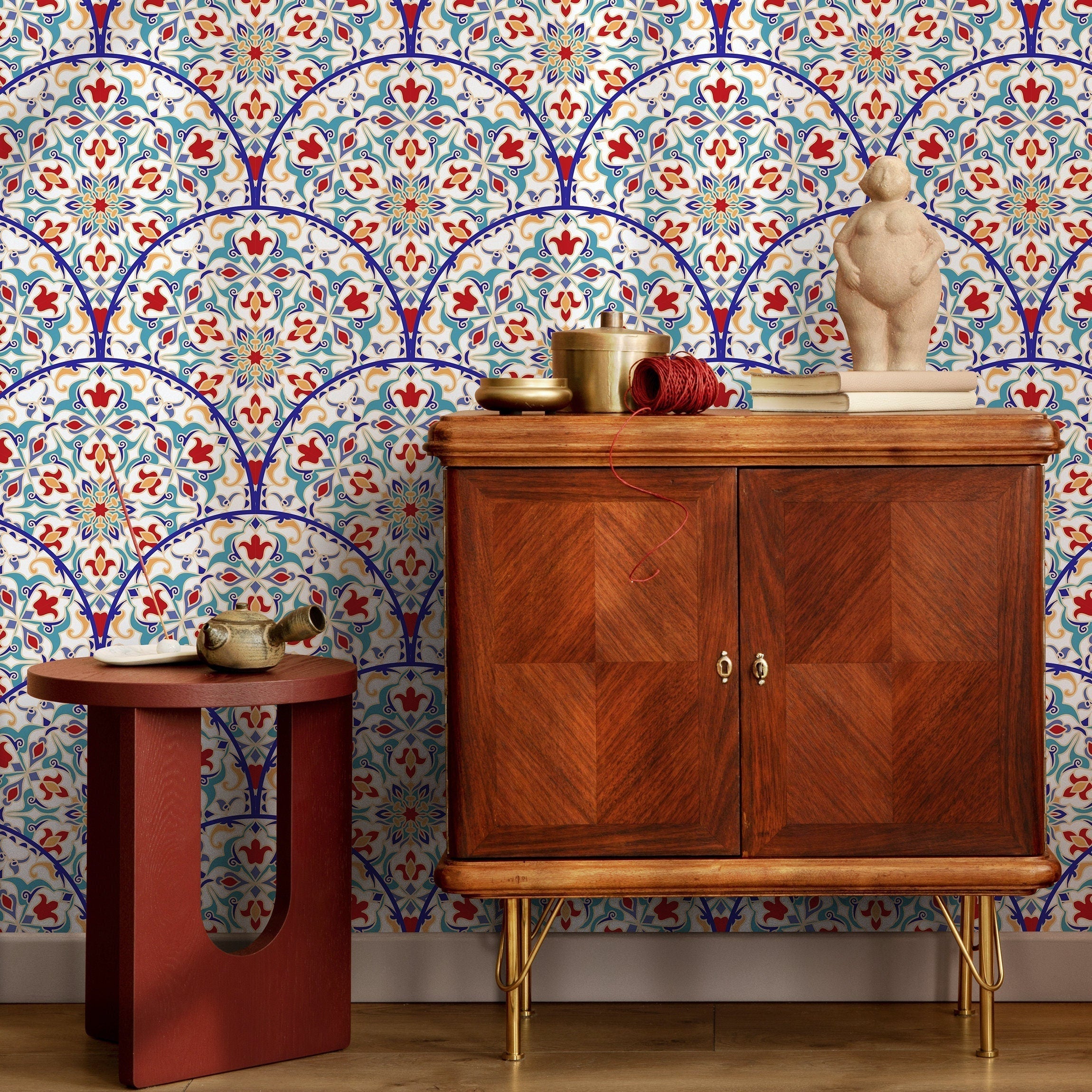 Moroccan Floral Wallpaper