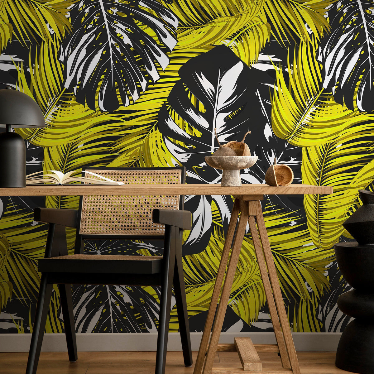 Yellow Tropical Wallpaper