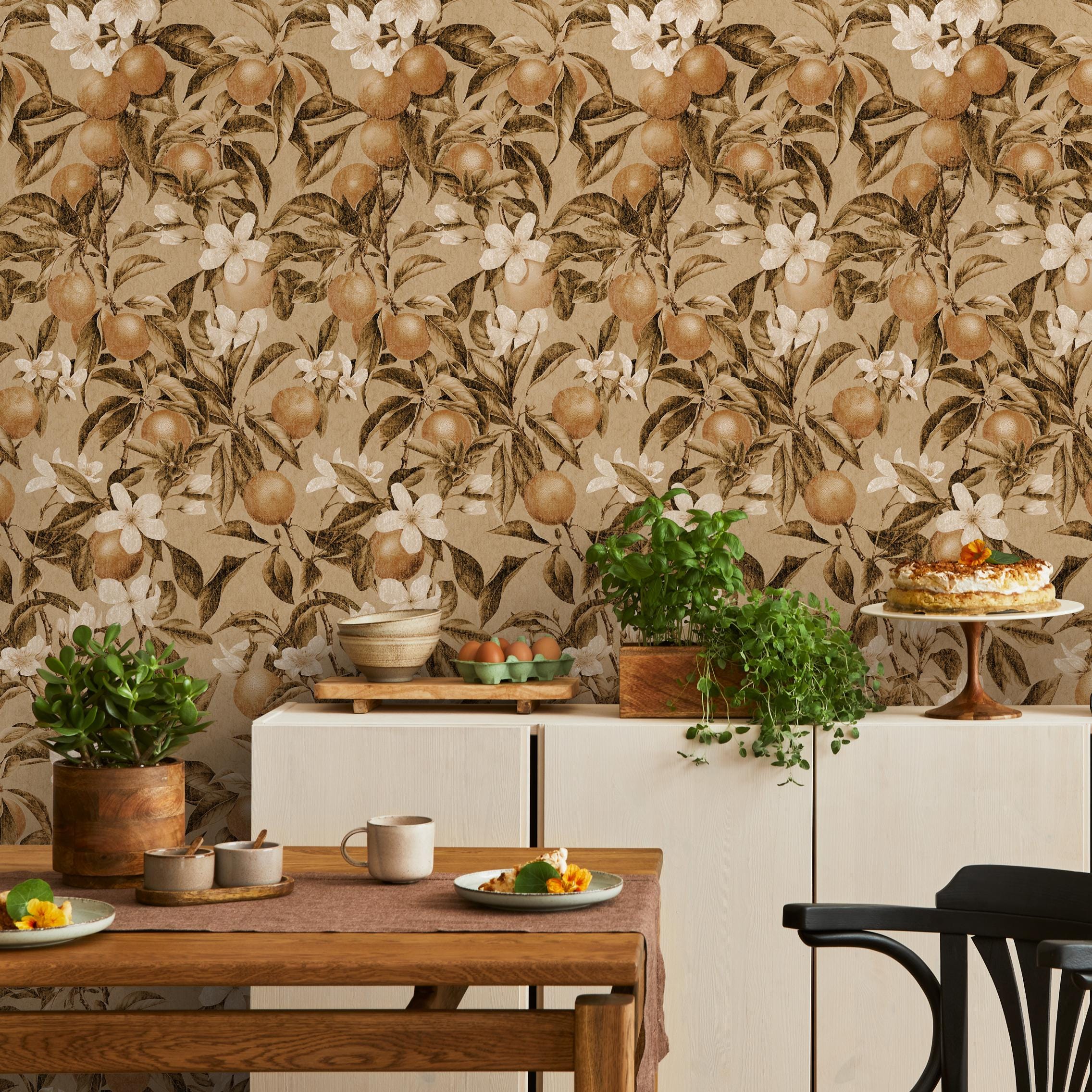 Wallpaper For Kitchen Wall