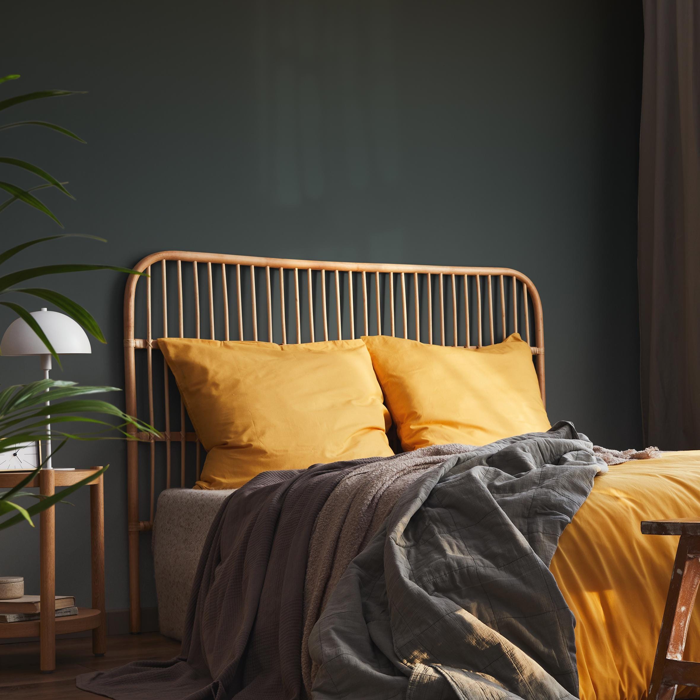 Gray Wallpaper Bedroom