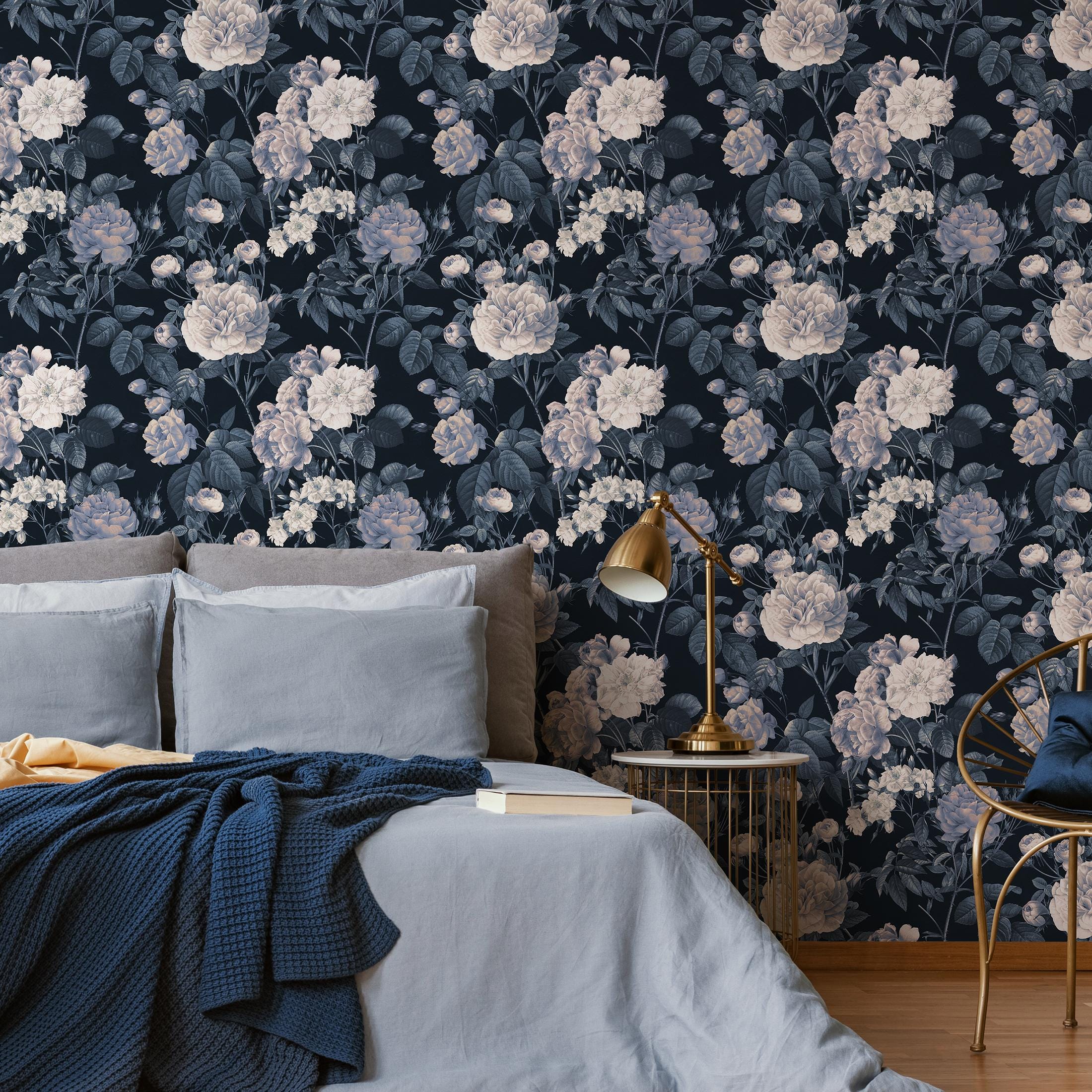 Dark Blue Rose Wallpaper