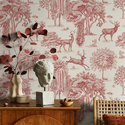 Peel And Stick Wallpaper Deer