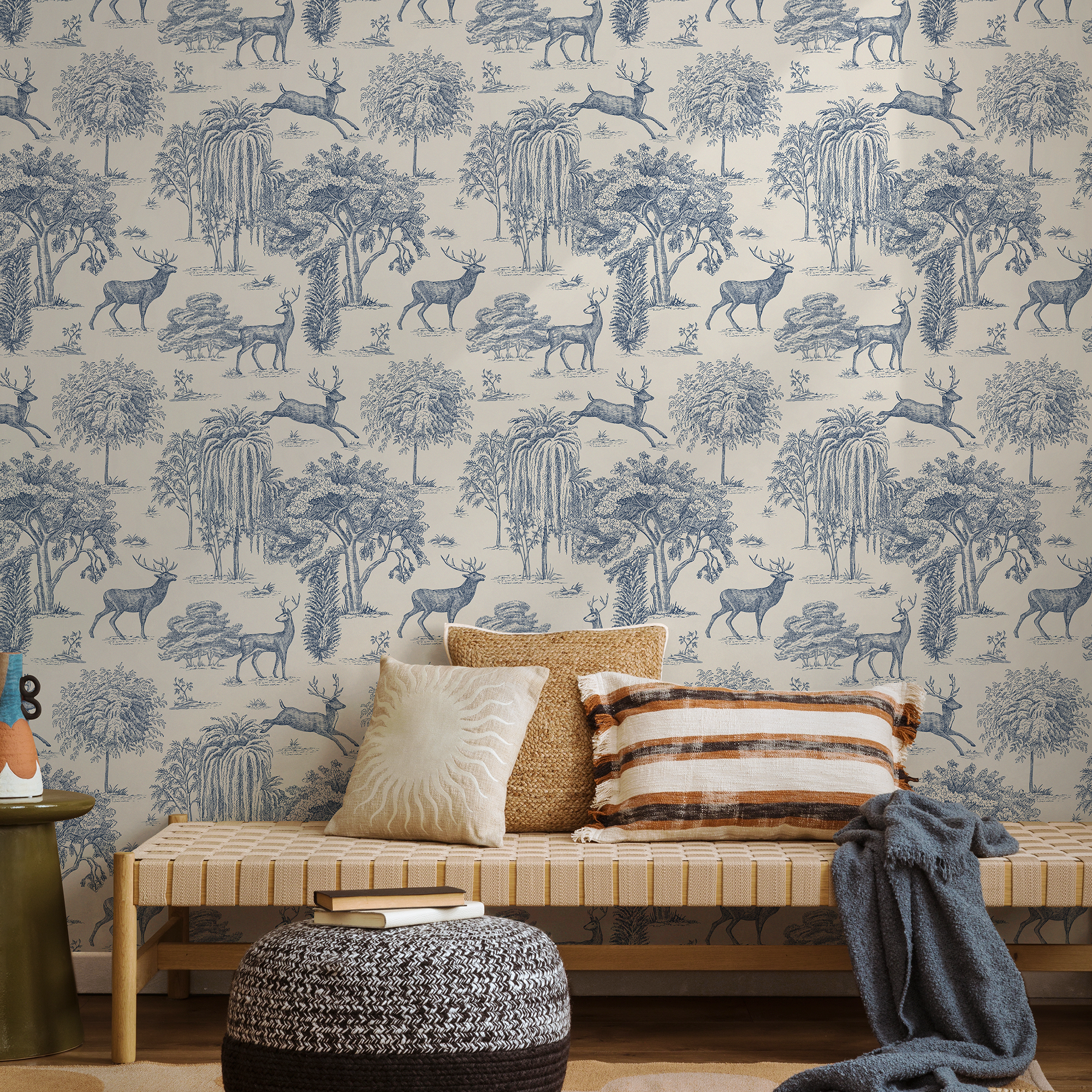 Blue Forest Wallpaper