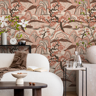 Brown Japanese Wallpaper