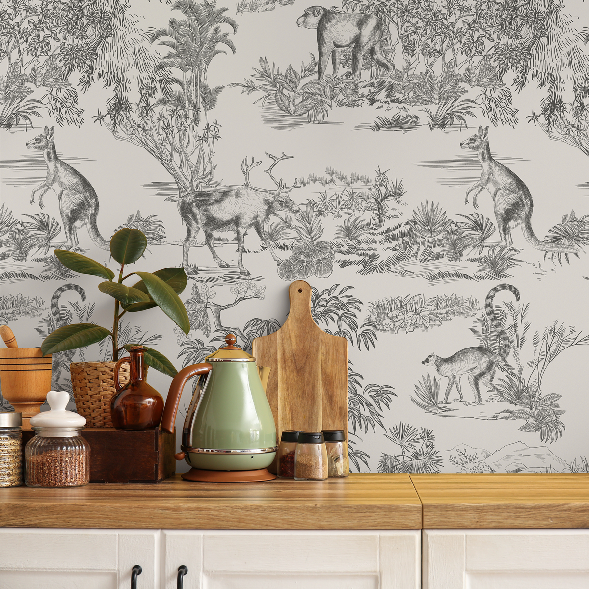 Kitchens With Wallpaper