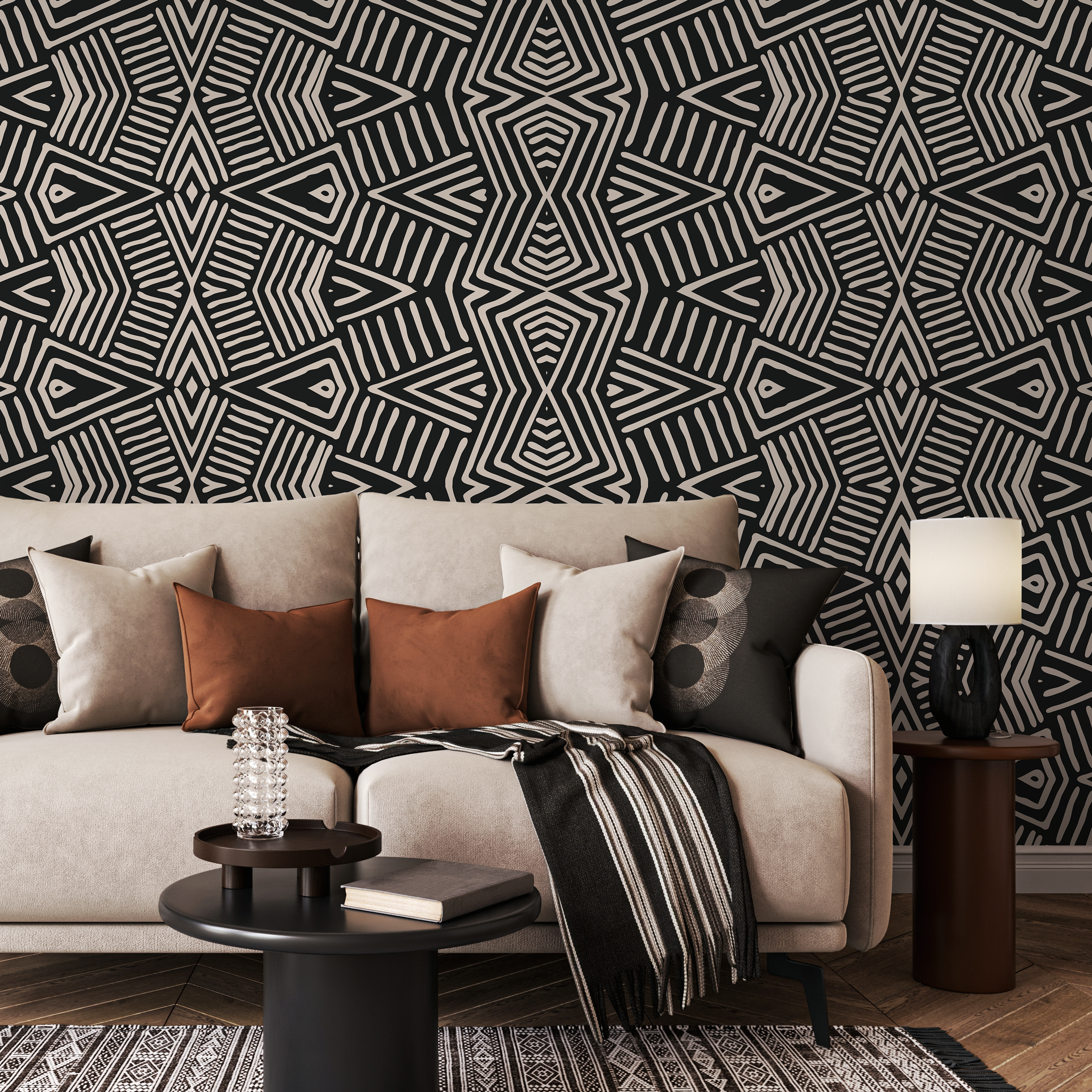 Ethnic Peel And Stick Wallpaper