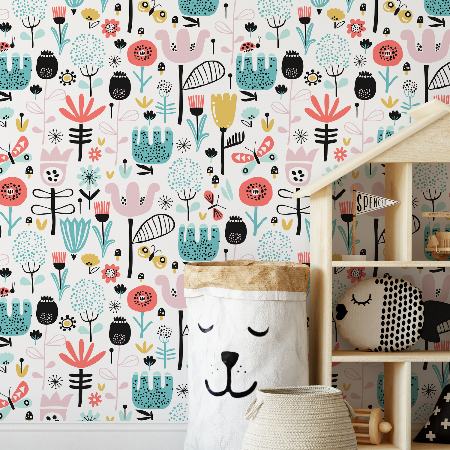 Papel pintado extraíble, papel pintado escandinavo, papel pintado temporal, papel pintado minimalista, papel pintado autoadhesivo, papel pintado bohemio - A038