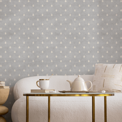 Water Drops Wallpaper, Drop Art, Removable Wall Decor, Peel and Stick Wallpaper, Removable, Wall Paper Removable, Wallpaper - A298