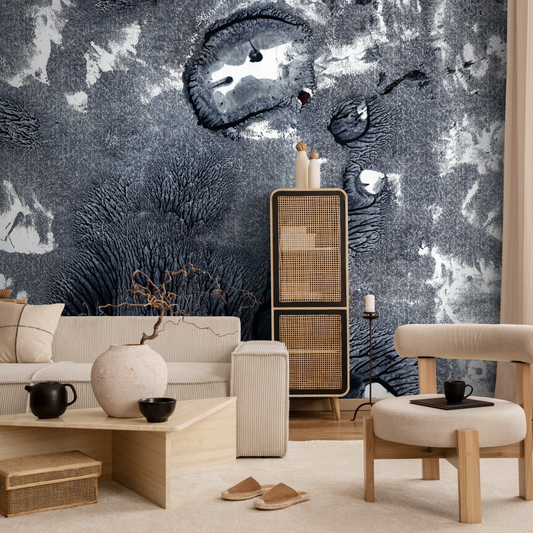Wallpaper Removable Wallpaper Peel and Stick Wallpaper Wall Decor Home Decor Wall Art Room Decor / Abstract Paint Mural Wallpaper  - A349