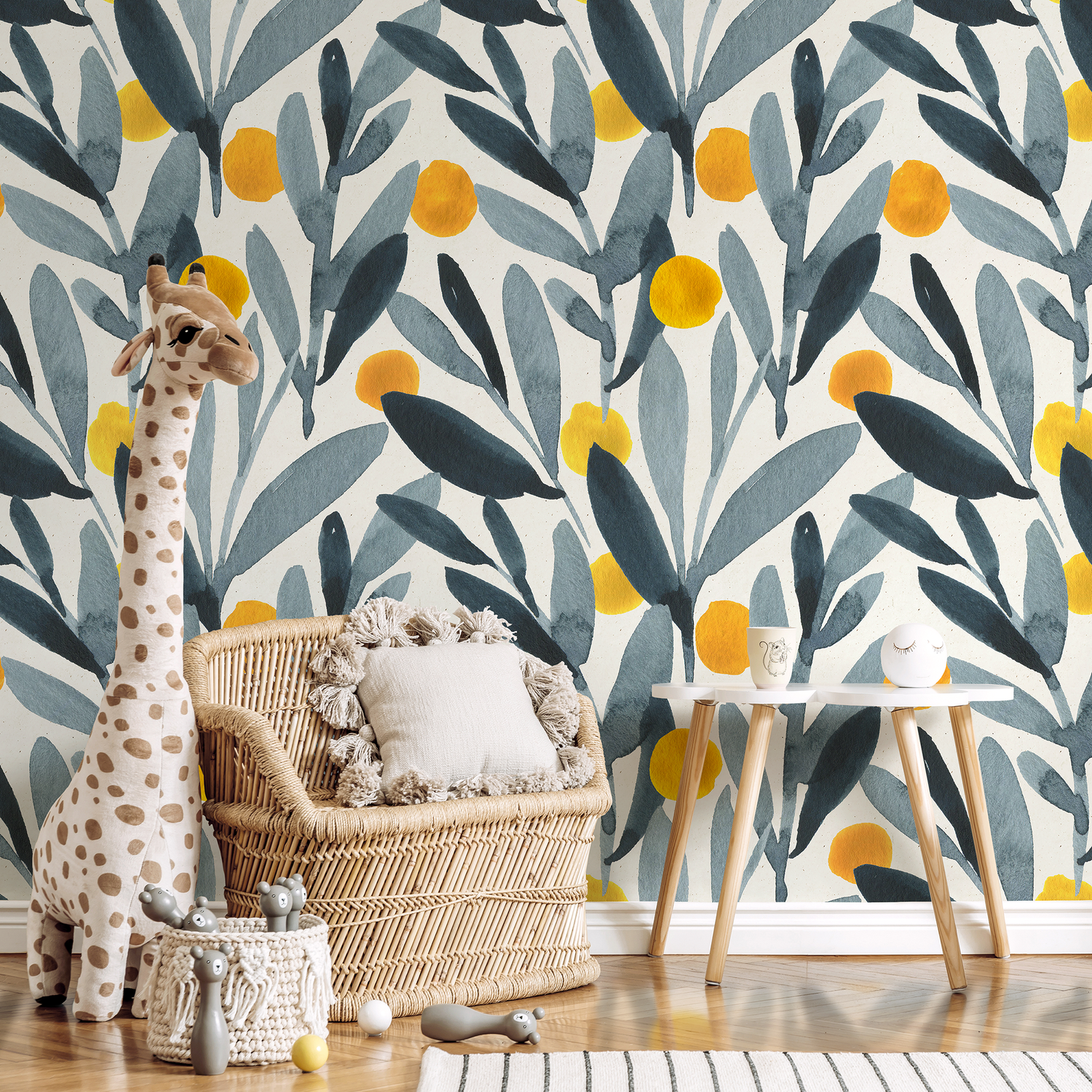 Papier peint amovible, papier peint scandinave, papier peint temporaire, papier peint minimaliste, papier peint autocollant, papier peint bohème - A401