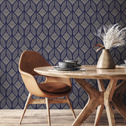 Removable Wallpaper Peel and Stick Wallpaper Wall Paper Wall Mural - Geometric Lines Wallpaper - A424