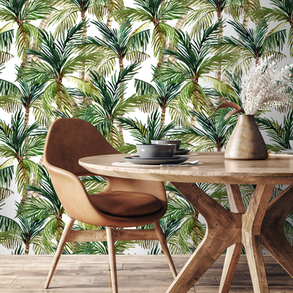 Removable Wallpaper Peel and Stick Wallpaper Wall Paper Wall Mural - Tropical Palm Wallpaper - A459