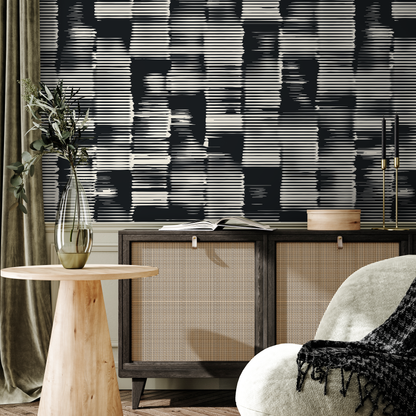 Removable Wallpaper Peel and Stick Wallpaper Wall Paper Wall Mural - Gray Abstract Wallpaper - A468