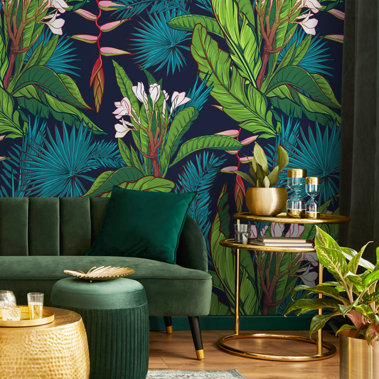 Removable Wallpaper Peel and Stick Wallpaper Wall Paper Wall Mural - Tropical Wallpaper - A469