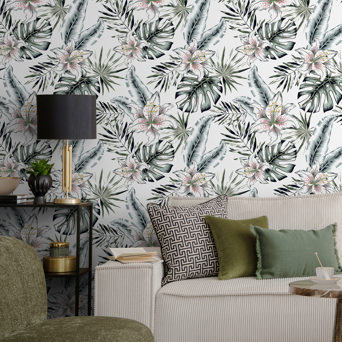 Removable Wallpaper Peel and Stick Wallpaper Wall Paper Wall Mural - Tropical Wallpaper - A478