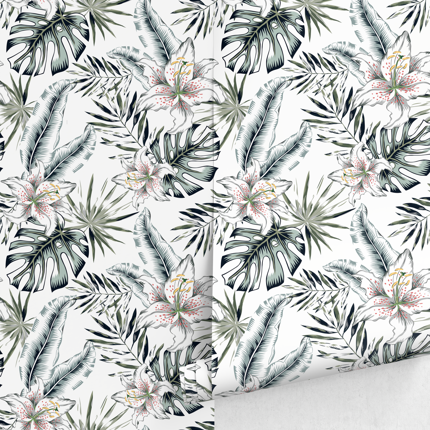 Removable Wallpaper Peel and Stick Wallpaper Wall Paper Wall Mural - Tropical Wallpaper - A478