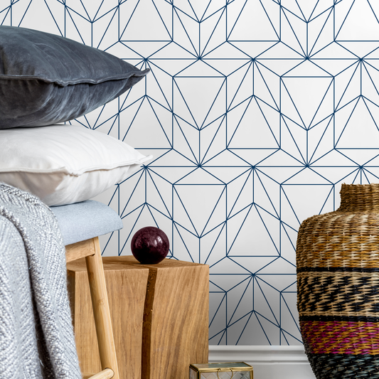 Removable Wallpaper Peel and Stick Wallpaper Wall Paper Wall Mural - Geometric Wallpaper - A511