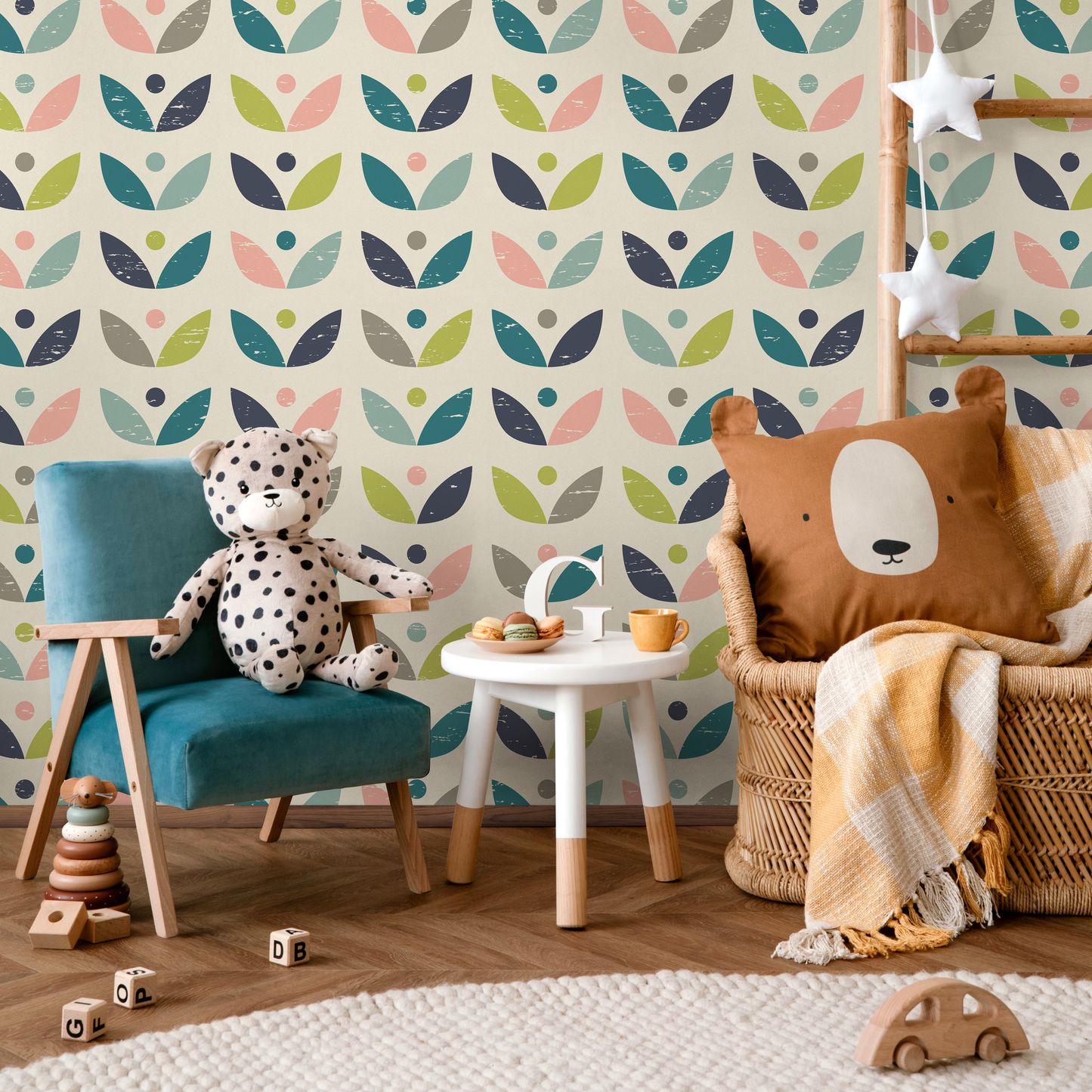 Removable Wallpaper Peel and Stick Wallpaper Wall Paper Wall Mural - Scandinavian Wallpaper - A523