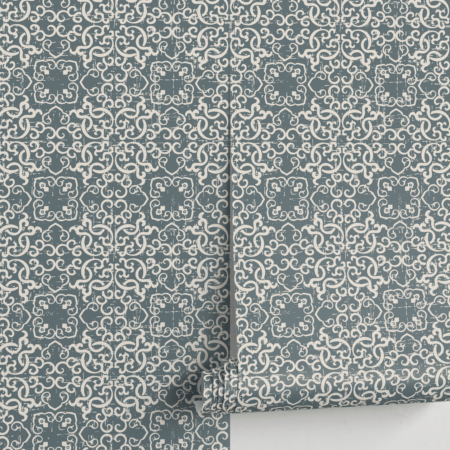 Removable Wallpaper Peel and Stick Wallpaper Wall Paper Wall Mural - Portuguese Azulejos Tile Wallpaper - A554