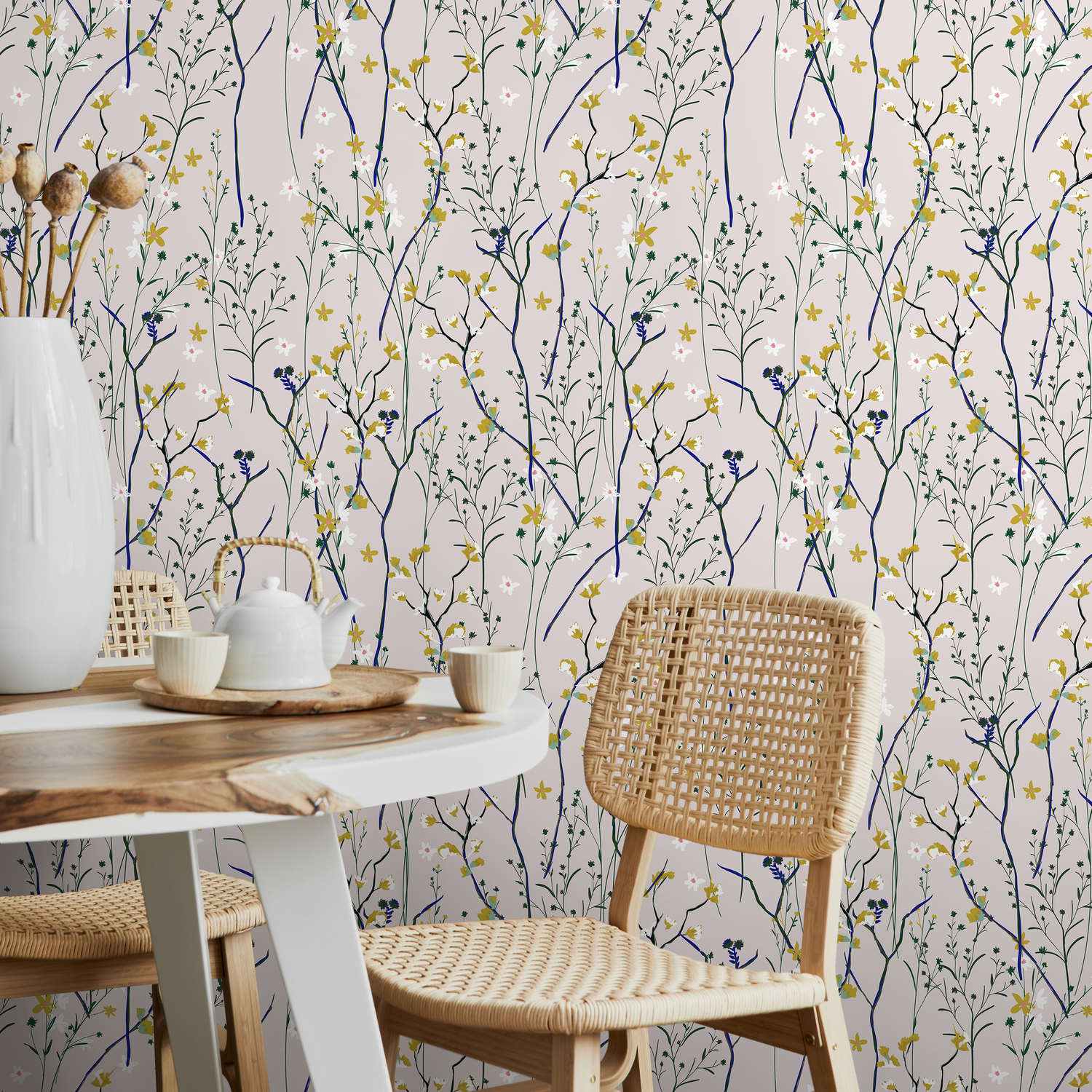 Papel pintado extraíble, papel pintado escandinavo, papel pintado temporal, papel pintado minimalista, papel pintado autoadhesivo - A597