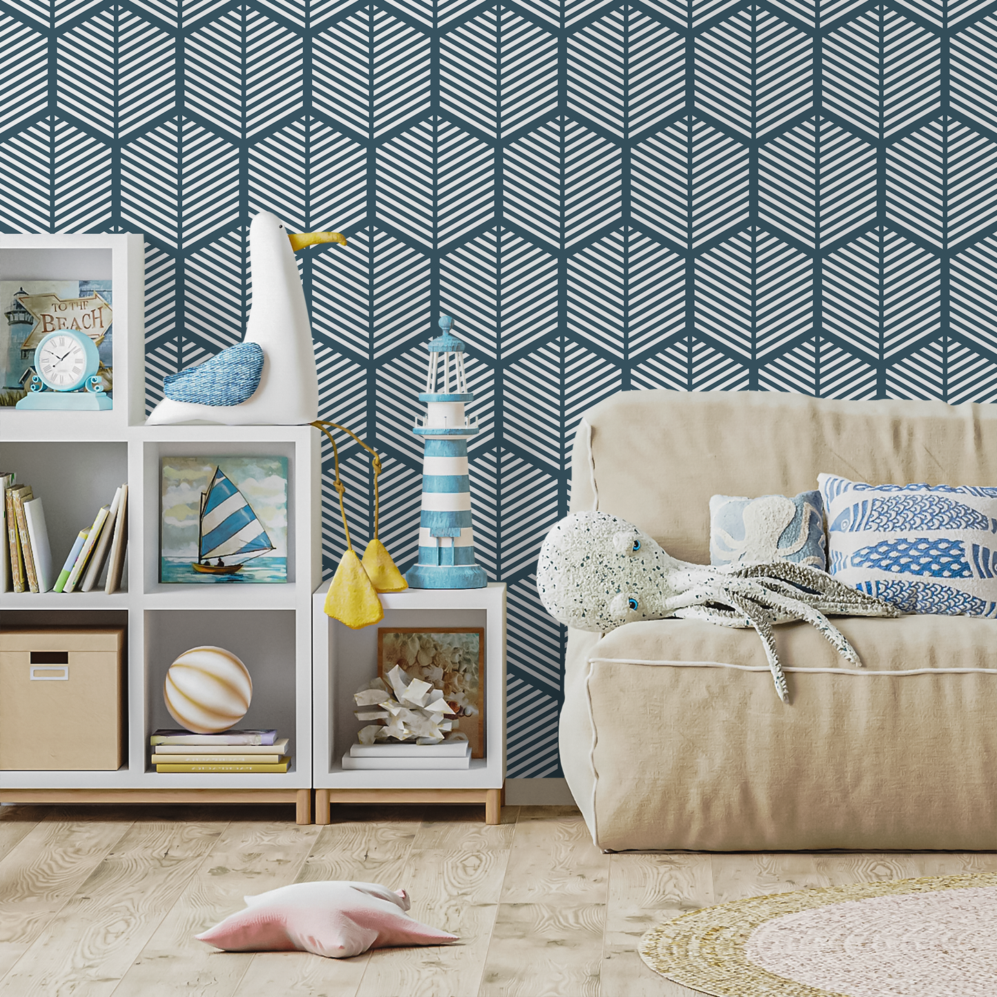 Removable Wallpaper Scandinavian Wallpaper Temporary Wallpaper Vintage Wallpaper Peel and Stick Wallpaper Wall Paper - A616