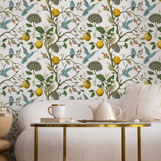 Removable Wallpaper Scandinavian Wallpaper Temporary Wallpaper Vintage Wallpaper Peel and Stick Wallpaper Wall Paper - A630