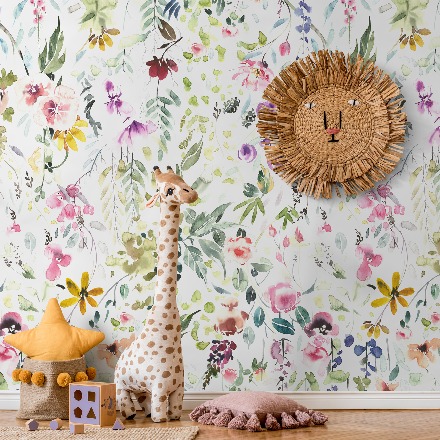 Removable Wallpaper Scandinavian Wallpaper Temporary Wallpaper Vintage Wallpaper Peel and Stick Wallpaper Wall Paper - A648