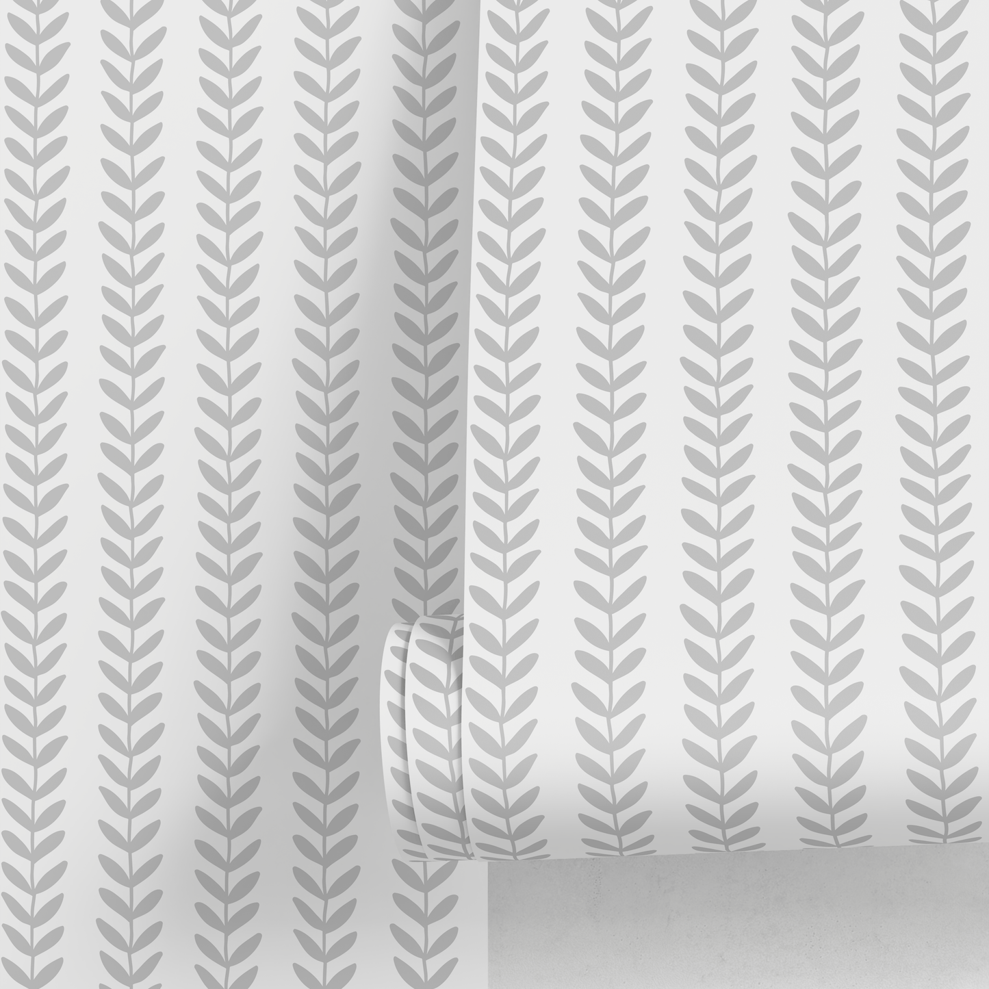 Removable Wallpaper Scandinavian Wallpaper Plants Wallpaper Peel and Stick Wallpaper Wall Paper - A700