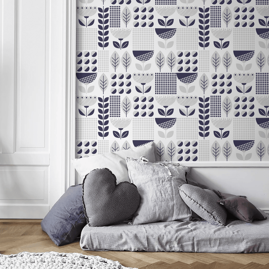 Removable Wallpaper Peel and Stick Wallpaper Wall Paper Wall Mural - Geometric Wallpaper -  A721