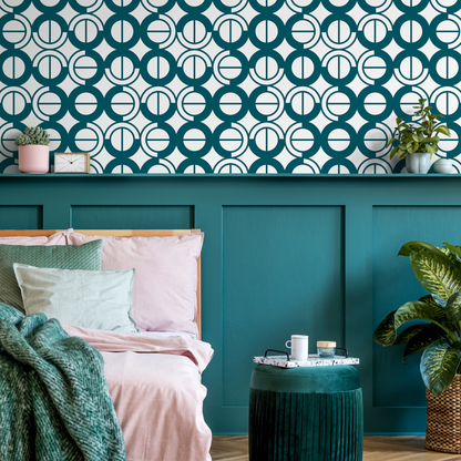 Removable Wallpaper Scandinavian Wallpaper Minimalist Green Wallpaper Peel and Stick Wallpaper Wall Paper - A795