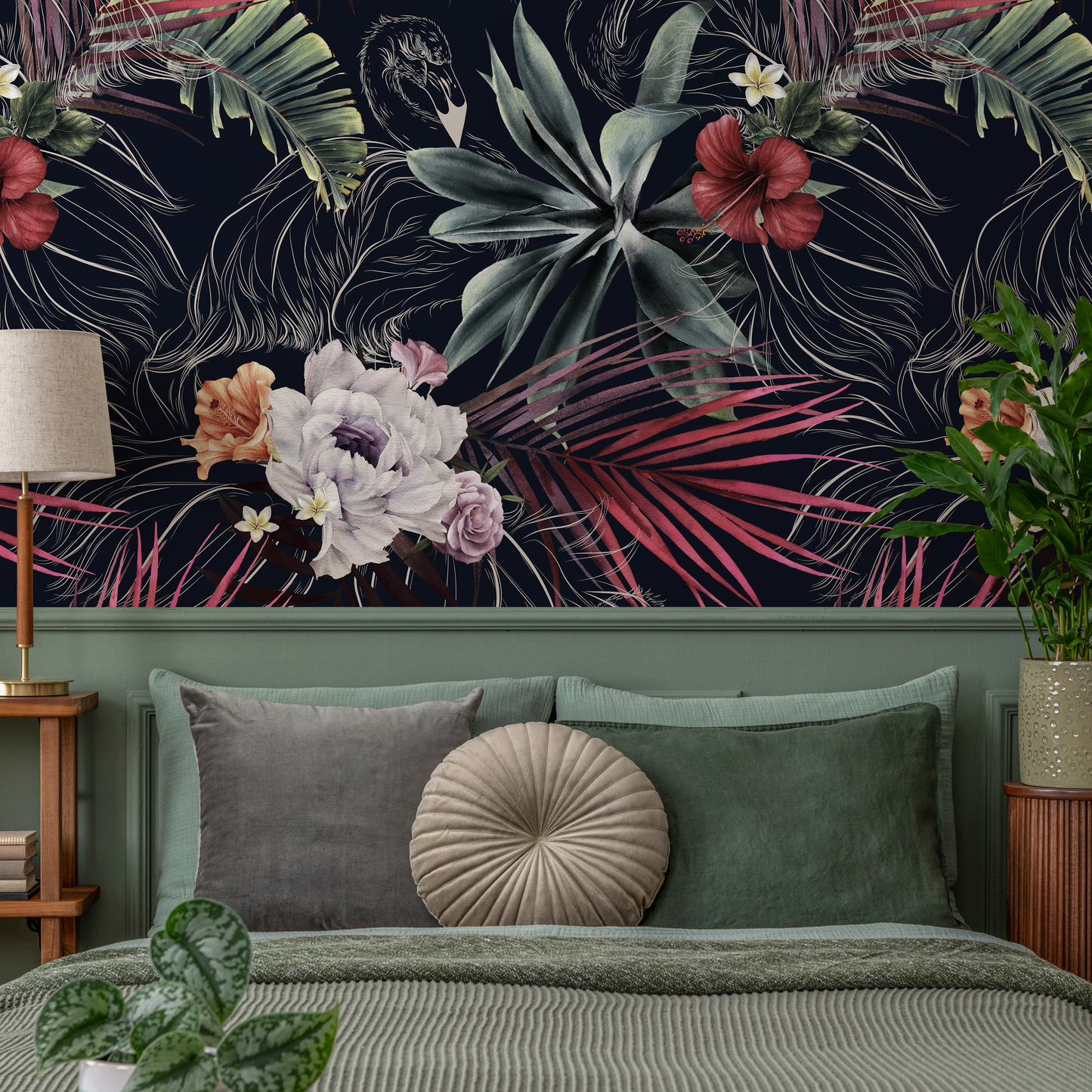 Removable Wallpaper Peel and Stick Wallpaper Wall Paper Wall Mural - Tropical Wallpaper - A839