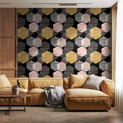 Removable Wallpaper Scandinavian Wallpaper Temporary Wallpaper Minimalist Wallpaper Peel and Stick Wallpaper Wall Paper - A855