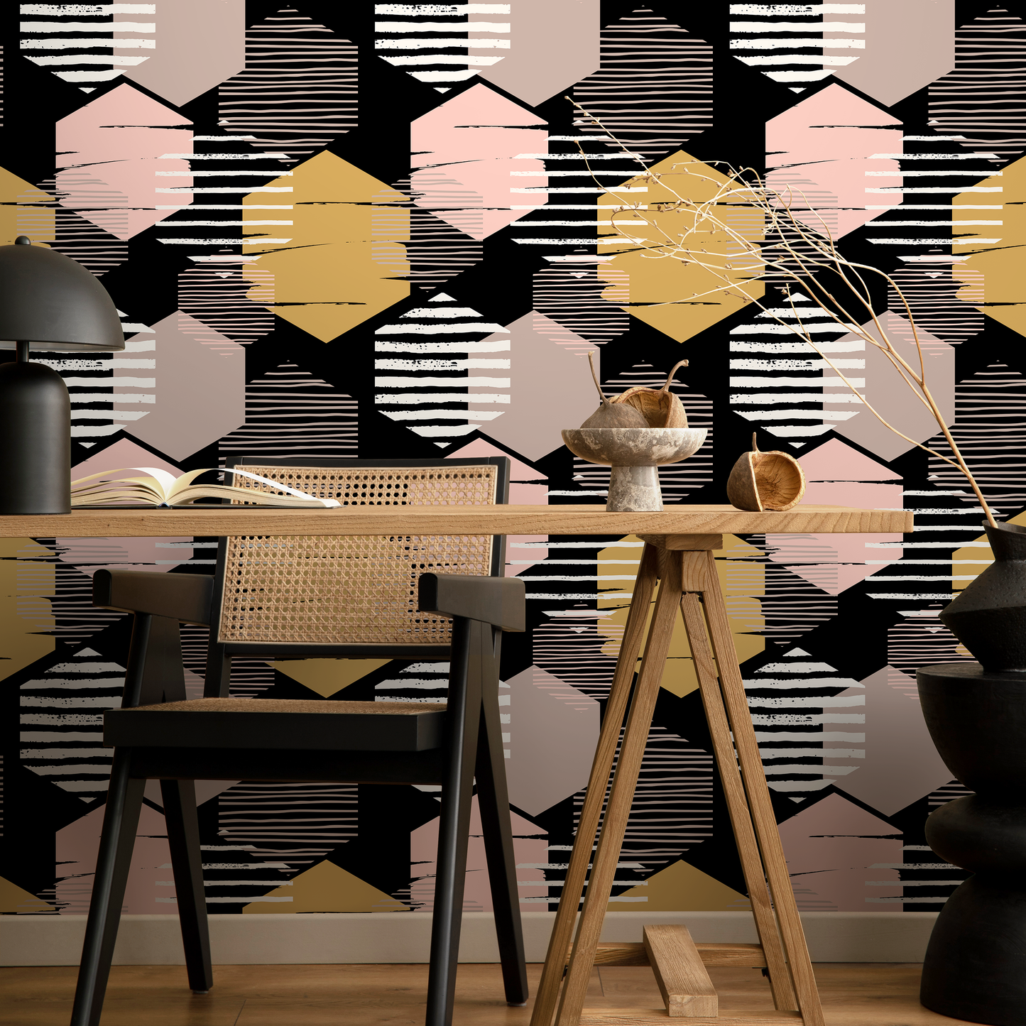 Removable Wallpaper Scandinavian Wallpaper Temporary Wallpaper Minimalist Wallpaper Peel and Stick Wallpaper Wall Paper - A855