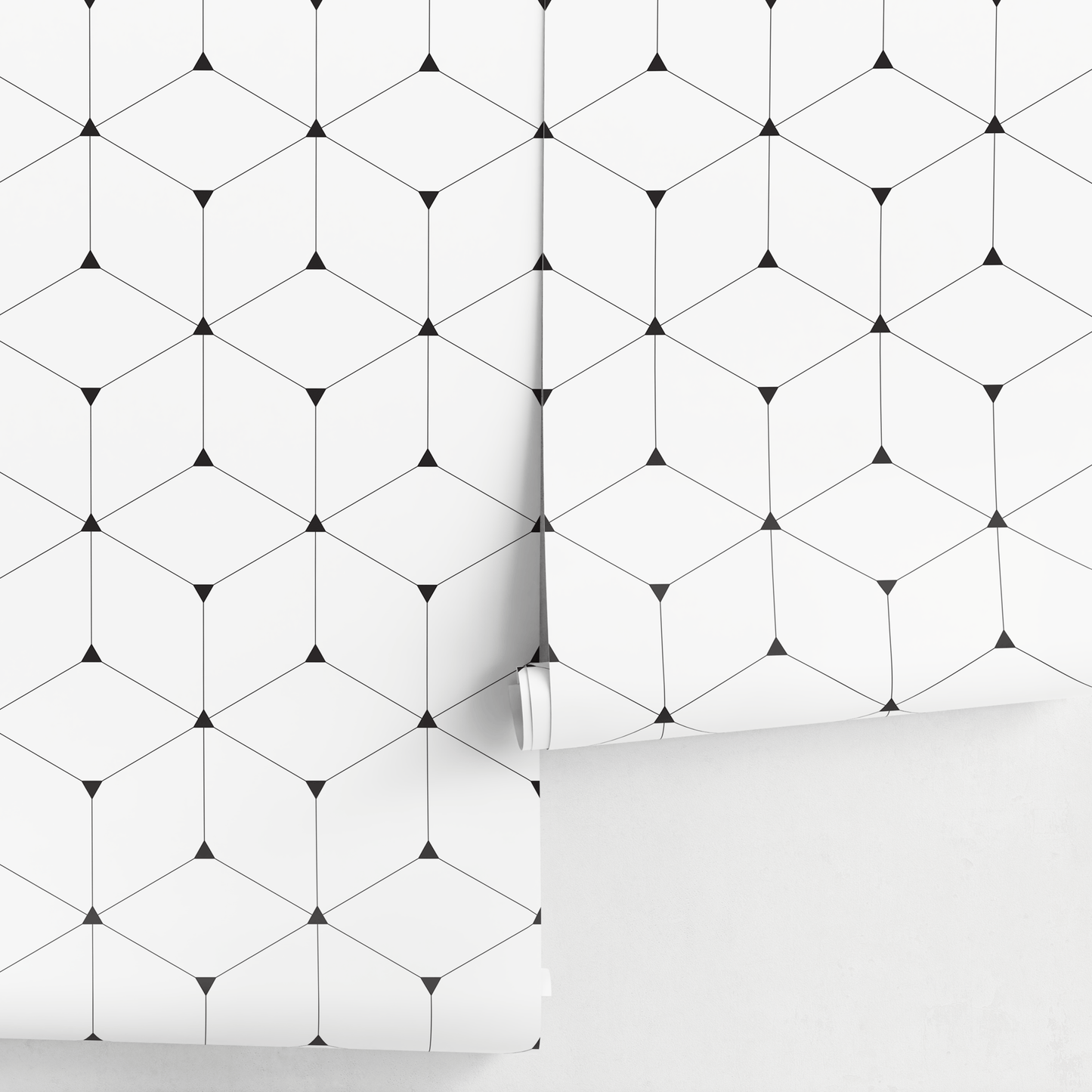 Removable Wallpaper Scandinavian Wallpaper Minimalist Geometric Wallpaper Peel and Stick Wallpaper Wall Paper - A862