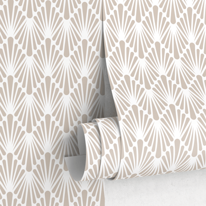 Removable Wallpaper, Scandinavian Wallpaper, Minimalistic Wallpaper, Peel and Stick Wallpaper, WallPaper, Art Deco - A926