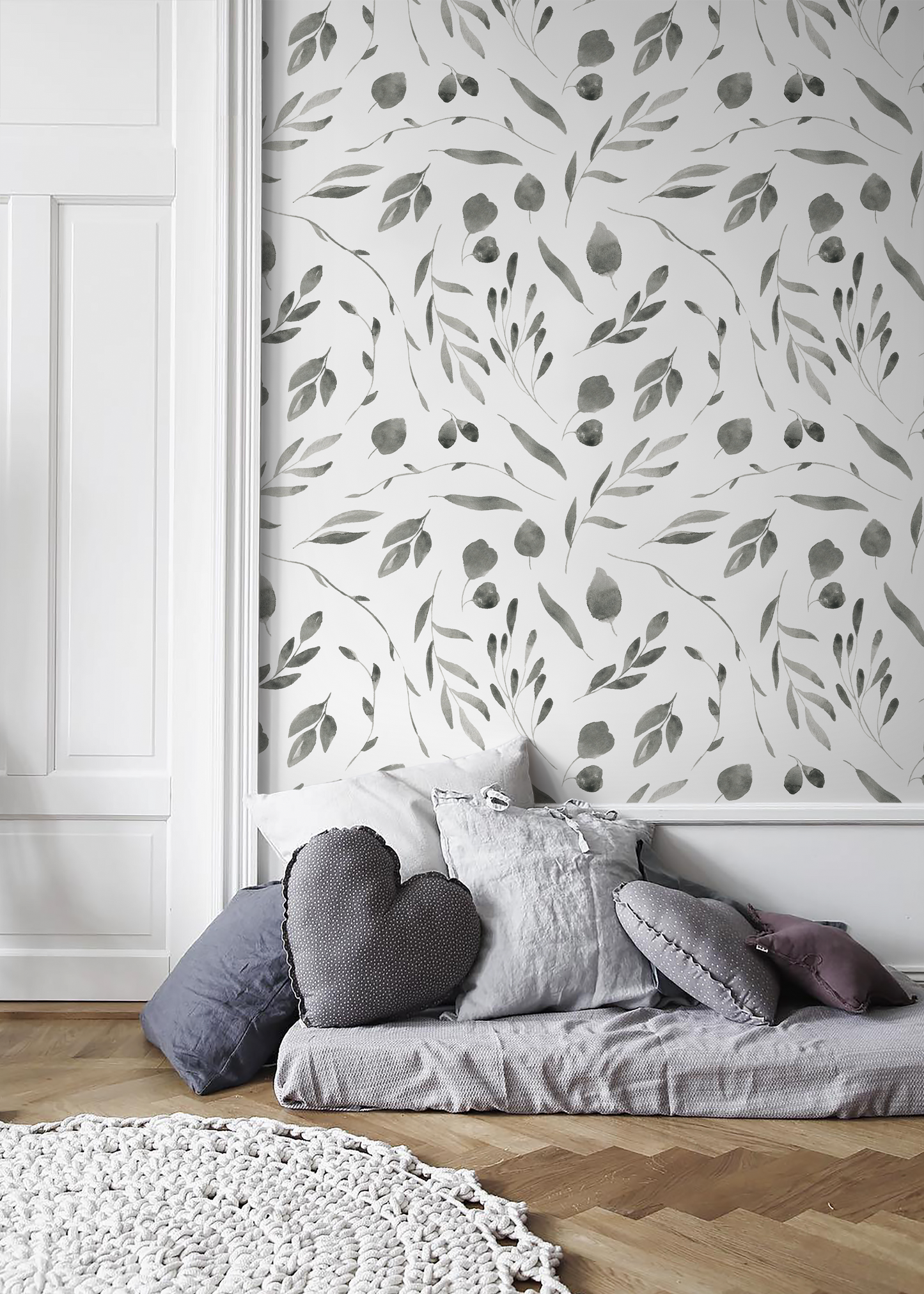 Removable Wallpaper, Scandinavian Wallpaper, Temporary Wallpaper, Minimalistic Wallpaper, Peel and Stick Wallpaper, Wall Paper, Boho - B028