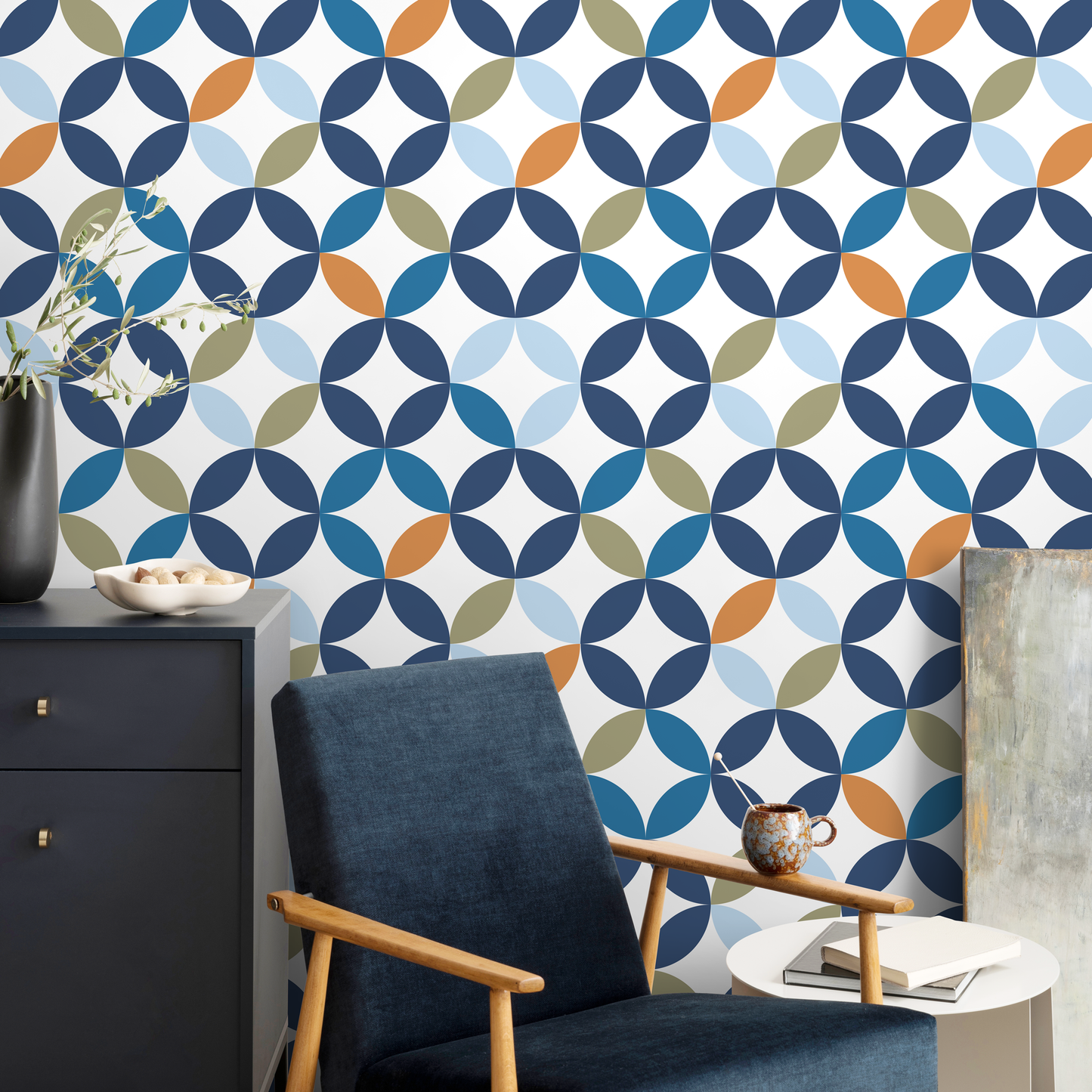 Removable Wallpaper Scandinavian Colorful Wallpaper Peel and Stick Wallpaper Wall Paper - B085