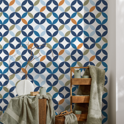 Removable Wallpaper Scandinavian Colorful Wallpaper Peel and Stick Wallpaper Wall Paper - B085