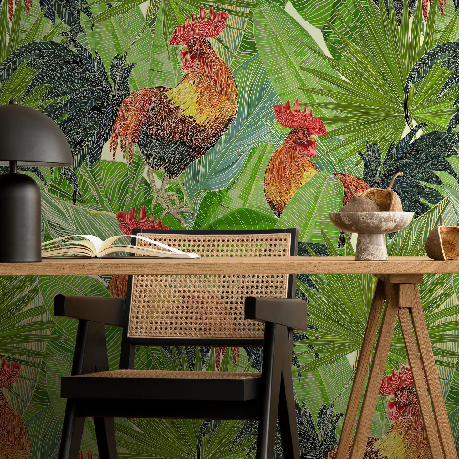 Papel tapiz extraíble, papel tapiz autoadhesivo, decoración de pared, decoración del hogar, arte de pared imprimible, decoración de habitación, impresiones de pared - B129