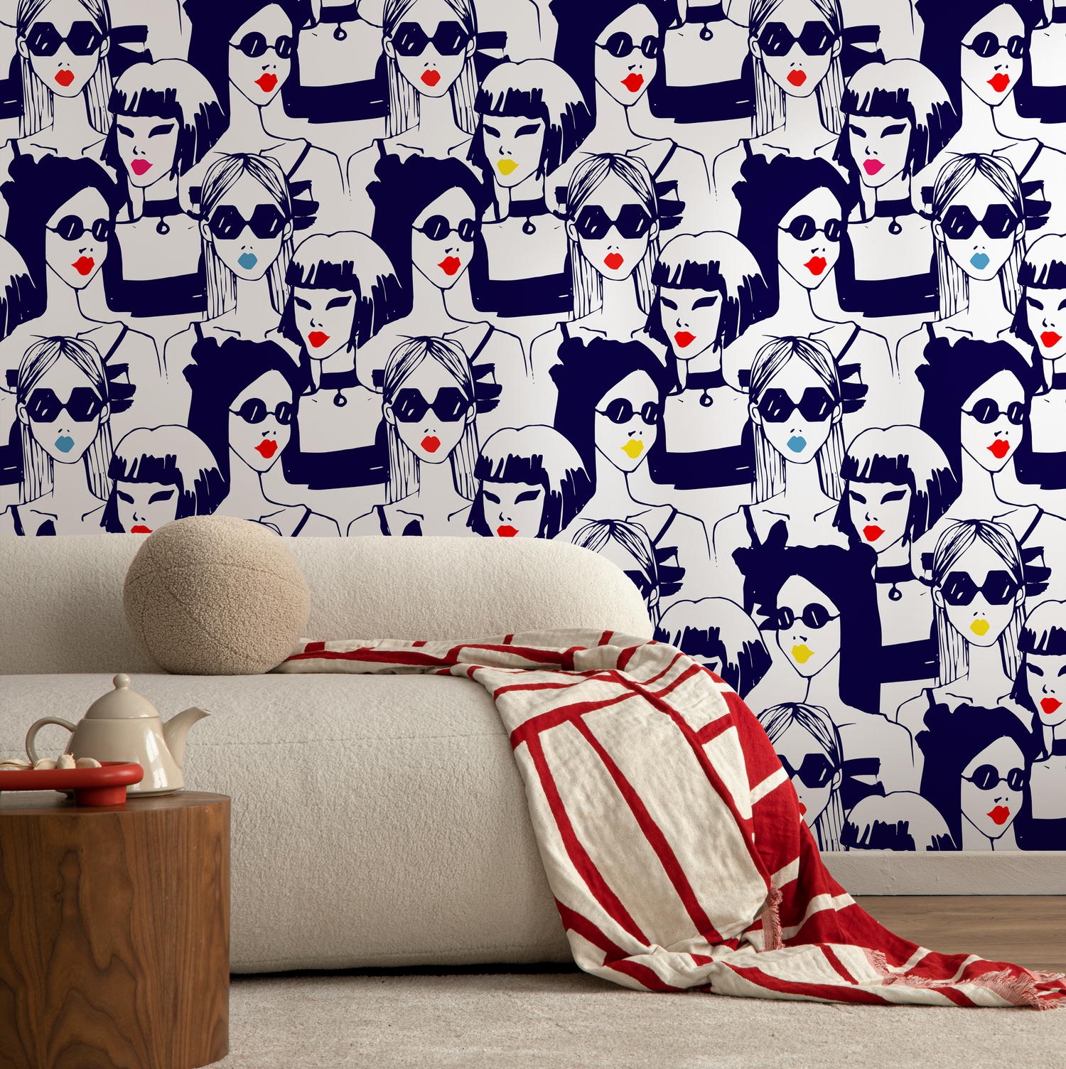 Papel pintado autoadhesivo, papel pintado extraíble, decoración de pared, decoración del hogar, arte de pared imprimible, decoración de habitación, impresiones de pared, tapiz - B285
