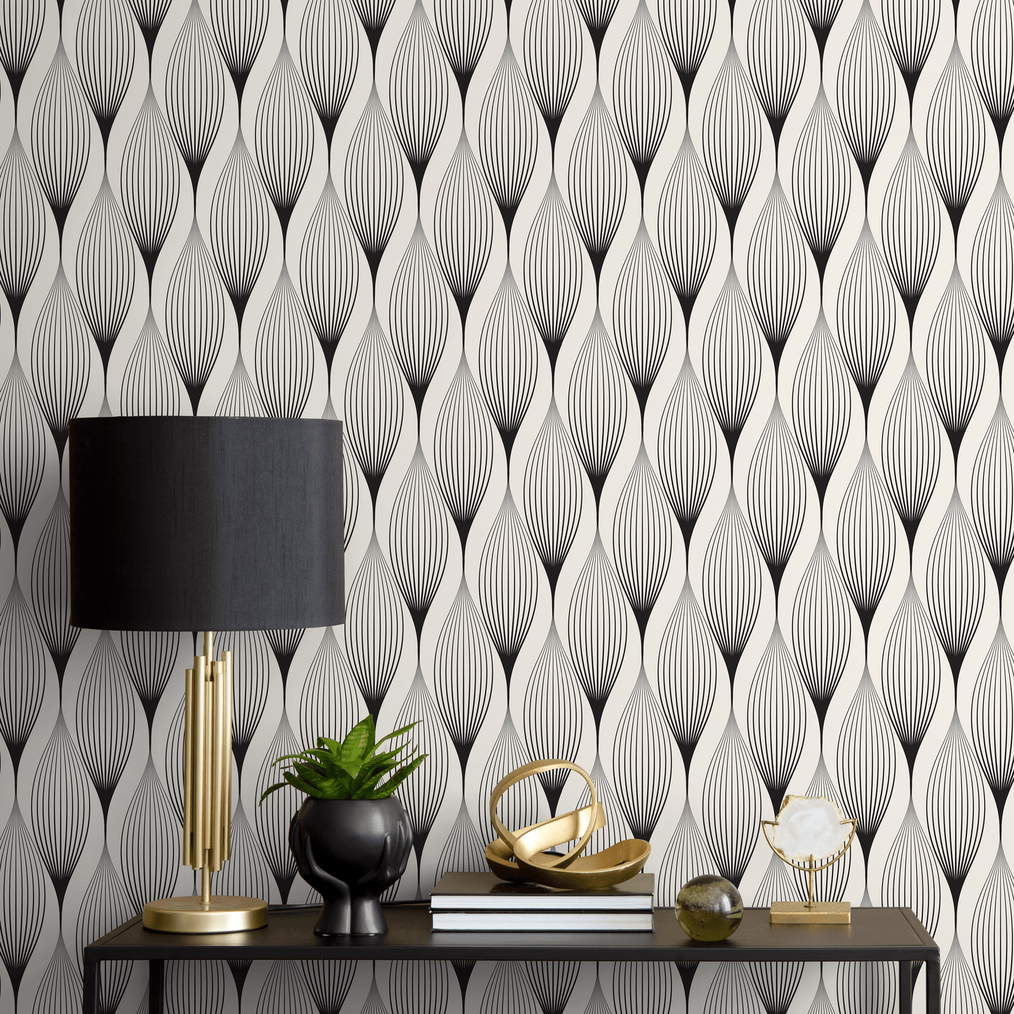 Removable Wallpaper Scandinavian Wallpaper Minimalist Geometric Wallpaper Peel and Stick Wallpaper Wall Paper - B296