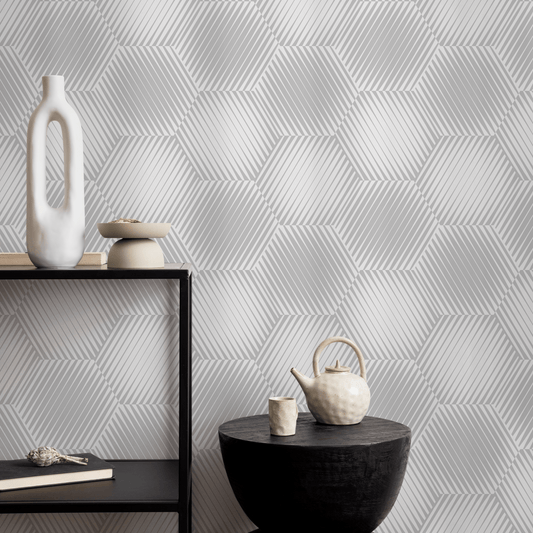 Minimalist Geometric Removable Wallpaper Scandinavian Wallpaper Peel and Stick Wallpaper Wall Paper - B304