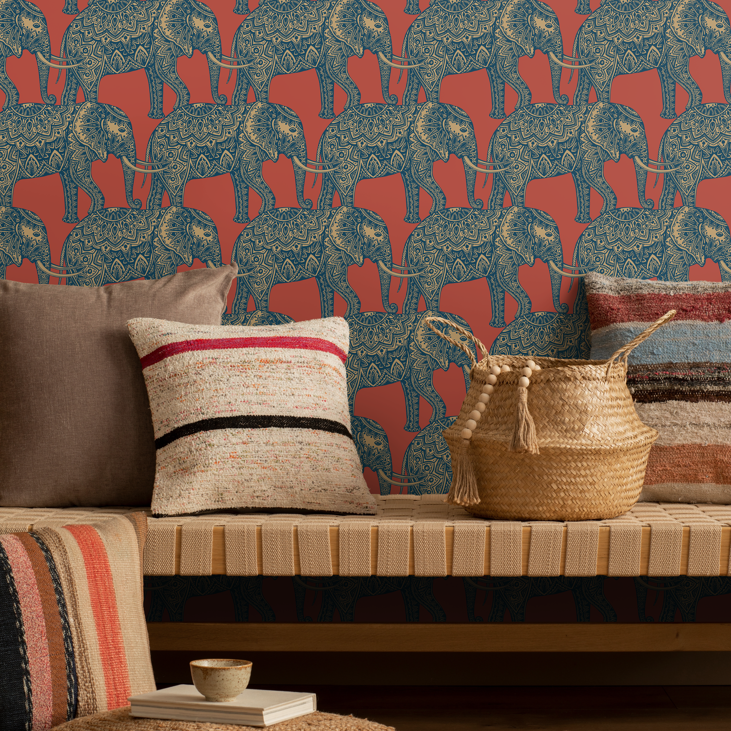 Papel tapiz extraíble, papel tapiz autoadhesivo, decoración de pared, decoración del hogar, arte de pared imprimible, decoración de habitación, impresiones de pared - B347