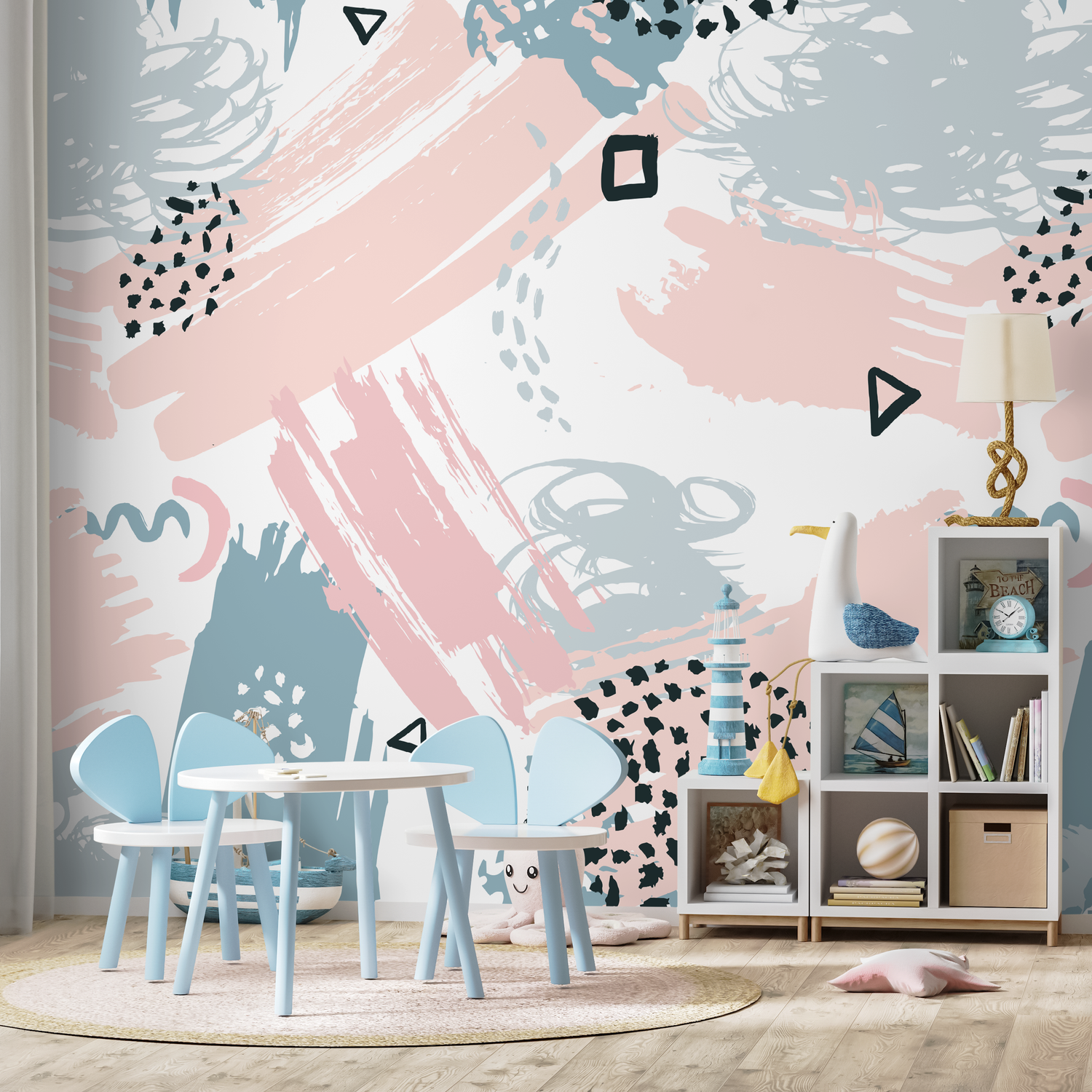 Papier peint amovible, papier peint autocollant, décoration murale, décoration d'intérieur, art mural imprimable, décoration de chambre, impressions murales - B349
