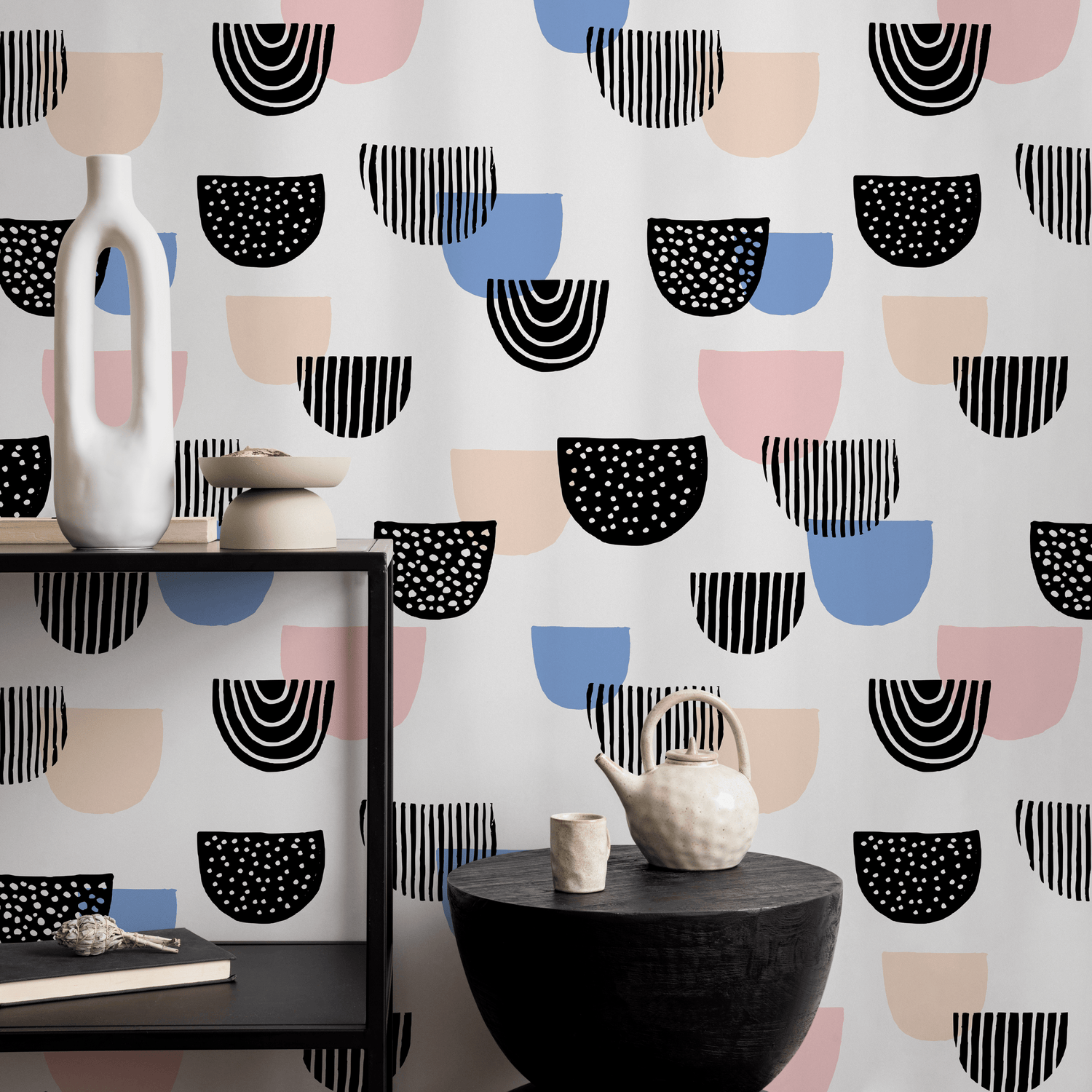 Papel tapiz extraíble, papel tapiz autoadhesivo, decoración de pared, decoración del hogar, arte de pared imprimible, decoración de habitación, impresiones de pared - B365