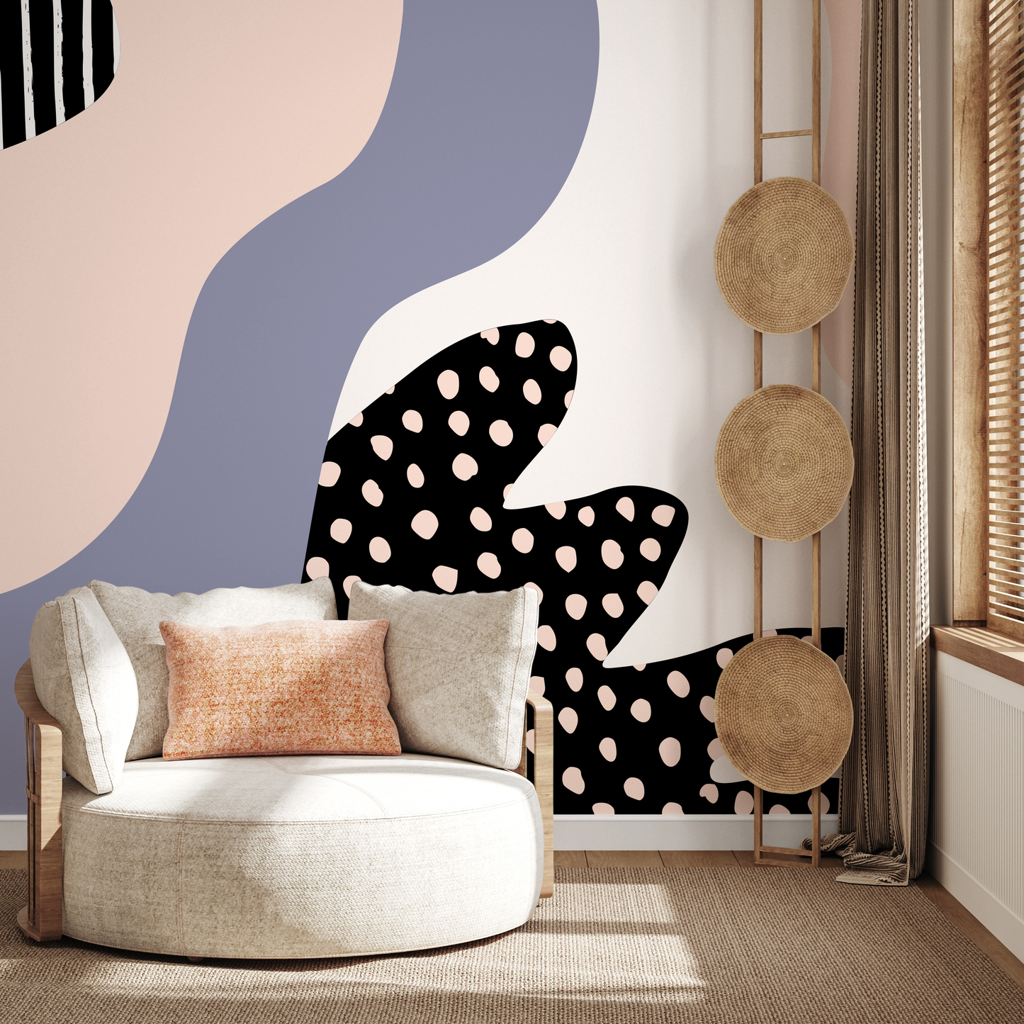 Home Decor Wallpaper Peel and Stick Wallpaper Removable Wallpaper Wall Art Wall Decor Room Decor / Abstract Mural Wallpaper - B377